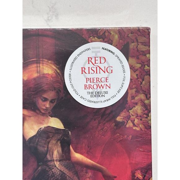 Pierce Brown SIGNED Book Red Rising DELUXE SLIPCASE EDITION Hardcover SEALED NEW - Picture 4 of 6
